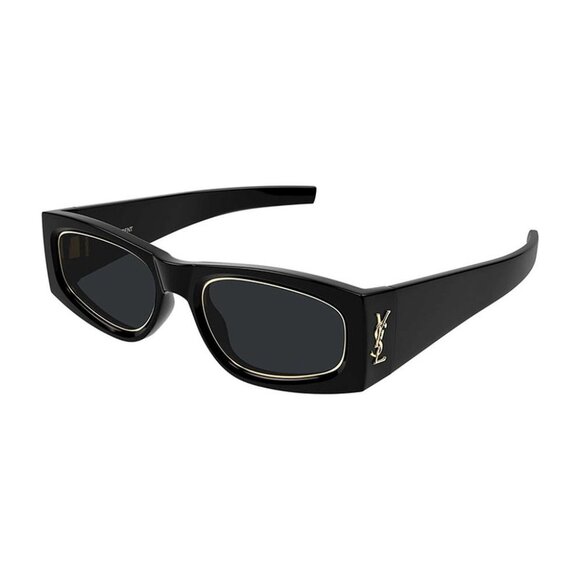 NWT SAINT LAURENT BLACK UNISEX SUNGLASSES - Picture 2 of 4